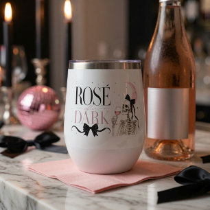 Rosé After Dark Skeleton Halloween 