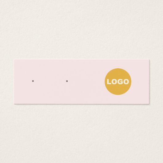 Rose Ajouter Logo Stud Boucles d'oreille Bijoux Ca (Devant)