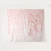 Rosé All Day | Evenement Foto Selfie Achtergrond Wandkleed (Voorkant (horizontaal))