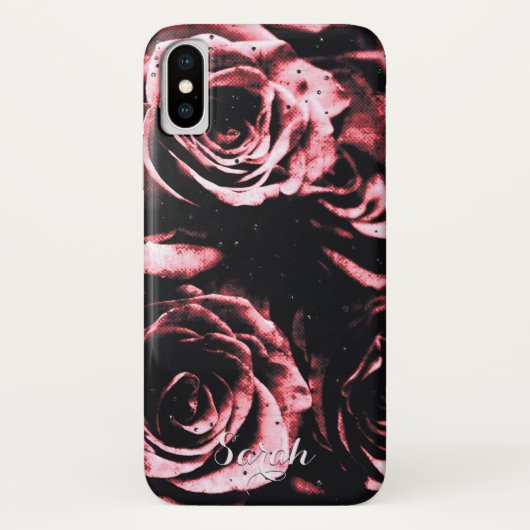 Rose amour Coque-Mate coque iphone (Dos)