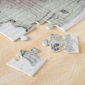 <Rose and Music>van Kim Koza 2 Legpuzzel (Zijkant)