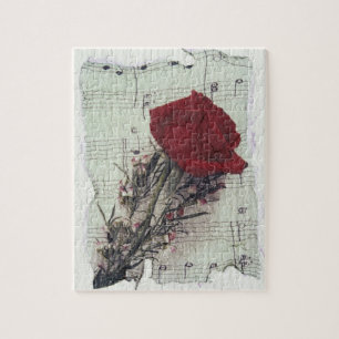 <Rose and Music>van Kim Koza 2 Legpuzzel