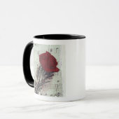 <Rose and Music>van Kim Koza 2 Mok (Voorkant links)