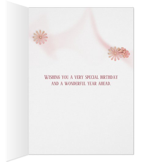 Rose aquarelle 109e anniversaire  (Intérieur (Droit))