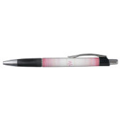 Rose Aquarelle Motif Monogramme Stylo (Haut)