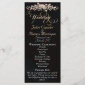Rose Arc - Black Wedding Programma (Voorkant)