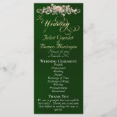 Rose Arc - Emerald Wedding Programma (Voorkant)