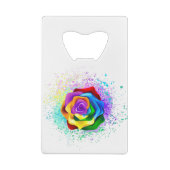 Rose arc-en-ciel coloré (Dos)