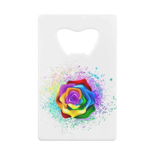 Rose arc-en-ciel coloré (Dos)