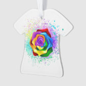 Rose arc-en-ciel coloré (devant)