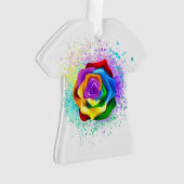 Rose arc-en-ciel coloré (devant)