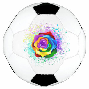 Rose arc-en-ciel coloré