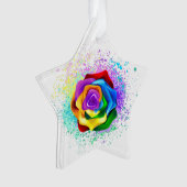 Rose arc-en-ciel coloré (devant)