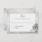 Rose argenté RSVP (Devant / Derrière)