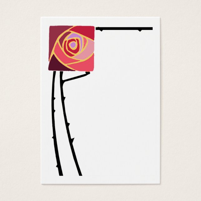 Rose Art nouveau (Devant)