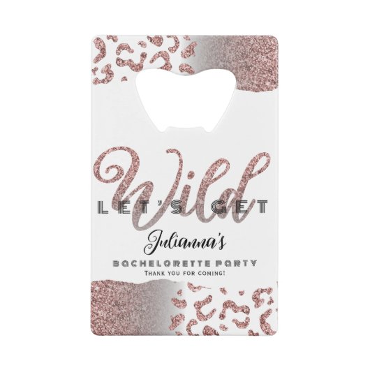 Rose Attirons le Poster de animal sauvage Bachelor (Devant)