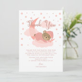 Rose au-dessus de la lune Sleeping Bear Carte de r (Debout devant)