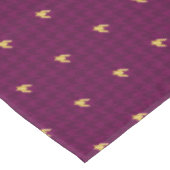 Rose avec or Accent Houndstooth Nappe (Angle)