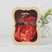 Rose Ballerina - Carte RSVP (Debout devant)