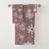 Rose blanc Snowflakes rose (En situation)