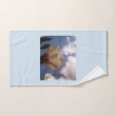 Rose blanche (Serviette à main)