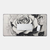 rose blanche Abstraite (Clavier et souris)
