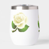 Rose blanche d'Austin (Avant)