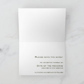 Rose blanche ・ Enregistrer la carte de date (Intérieur)