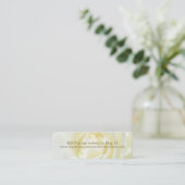 Rose blanche Floral Gold Mariage Cartes de site We (Debout devant)