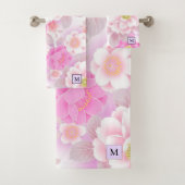 Rose blanche florale moderne (En situation)