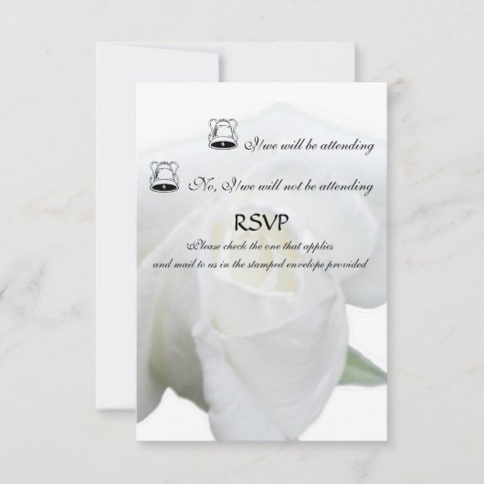 Rose blanche RSVP officiel (Devant)