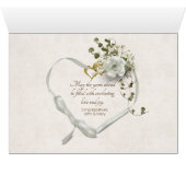 rose blanche sur coussin mariage (Intérieur Horizontal (Bas))