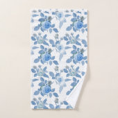 Rose bleu (Serviette à main)