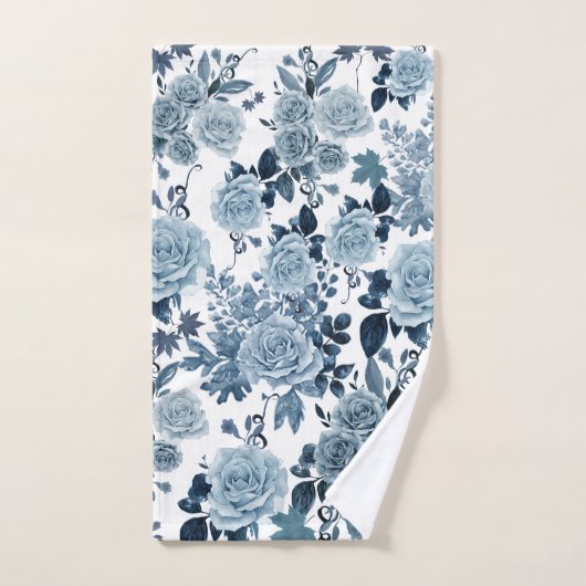 rose bleu (Serviette à main)