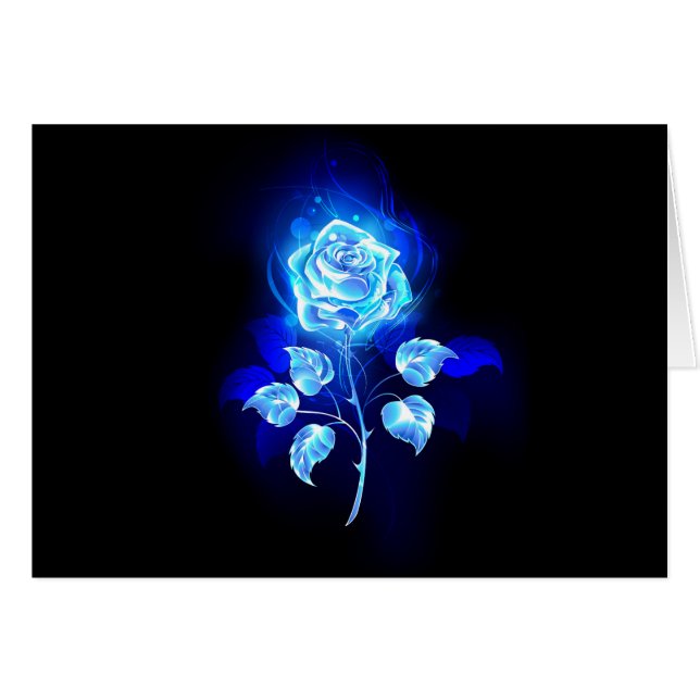 Rose bleu brûlant (Devant horizontal)