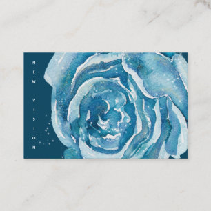Rose bleu étincelle Uk et Carte de visite Euro