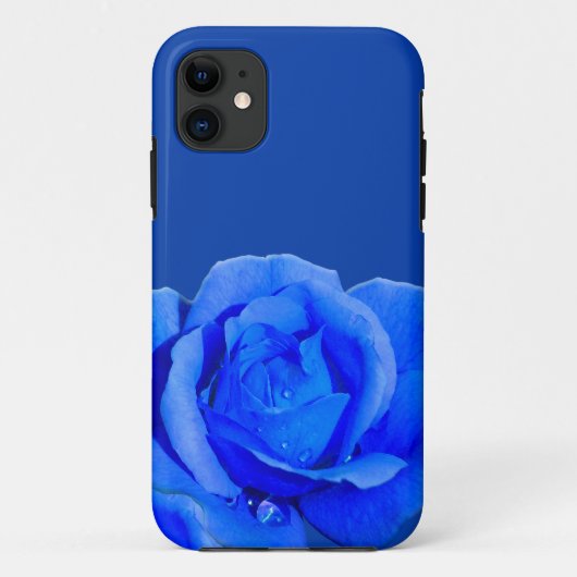 Rose bleu iPhone 5 Coque Rose coques iphone (Dos)