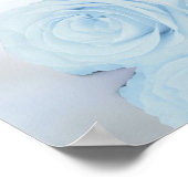 Rose bleu pâle 6 Mariage de table Tableau  (Coin)