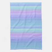 Rose bleu turquoise vert Pastel Serviette de cuisi (Vertical)