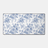 Rose bleu vintage motif floral (Recto)