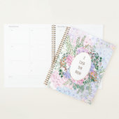 rose bleu violet hydrangée arrangement 1 motif (Devant avec enveloppe)