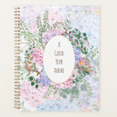 rose bleu violet hydrangée arrangement 1 motif (Devant)