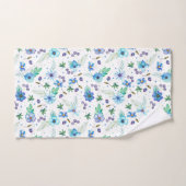 Rose bleue (Serviette à main)