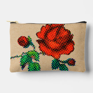 Rose Bloom Halftone on Brown Paper Fine Art Etui