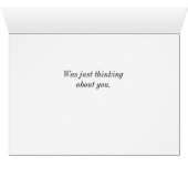 Rose Bloomed Penser De Votre Carte (Intérieur Horizontal (Bas))