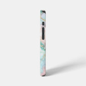 Rose Blue Gold Marble iPhone Hoesje (Linkerkant)