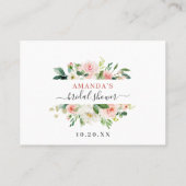 Rose Blush Flowers Devine Combien De Carte De Jeu (Dos)