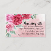 Rose Blush Money Over Cadeaux Fonds nuptiaux Carte (Devant)