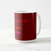 ROSE BONNE JOURNÉE MUG (Devant droit)