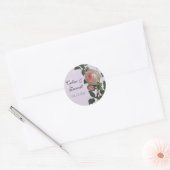 Rose botanique, Sticker Mariage Lilac ou Sceau (Enveloppe)